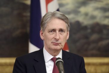 British finance minister Philip Hammond