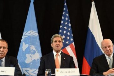 Lavrov-Kerry-De Mistura