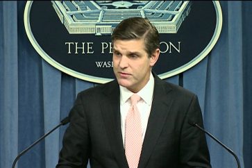 Pentagon spokesman Peter Cook