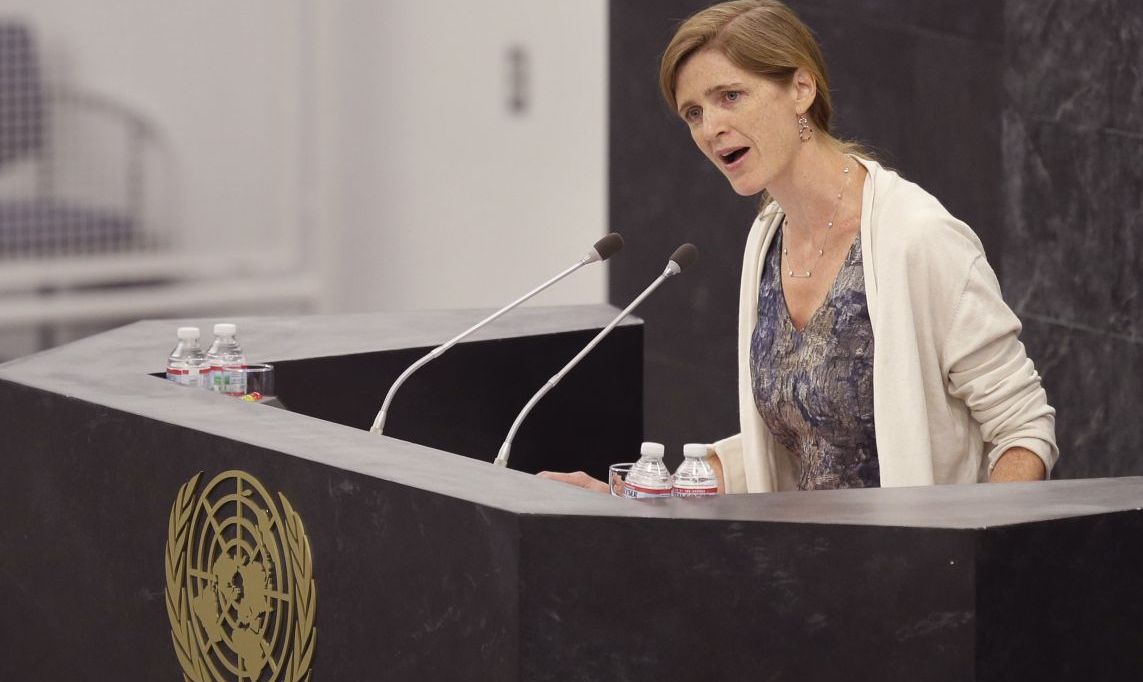 American ambassador Samantha Power