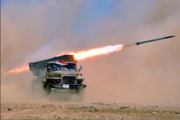 Syrian Army Targeting Nusra Terrorists in Quneitra
