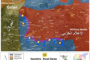 Military operations in Quneitra and Daraa