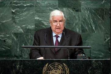 Syrian Foreign Minister Walid al-Moallem