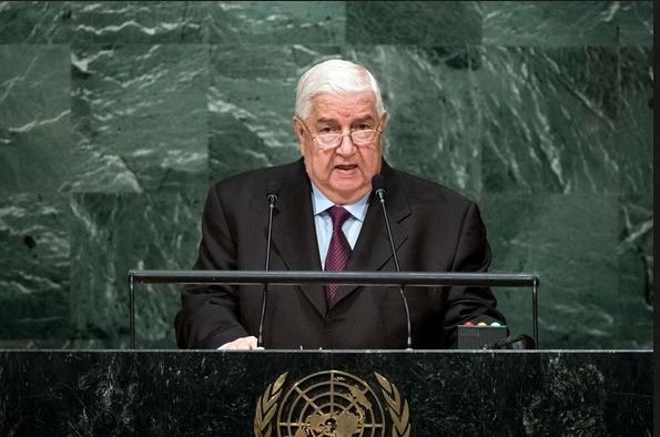 Syrian Foreign Minister Walid al-Moallem