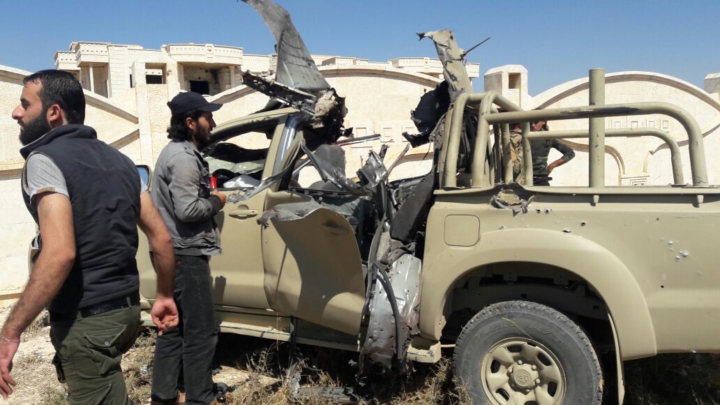 Bomb attack targeted a FSA vehicle
