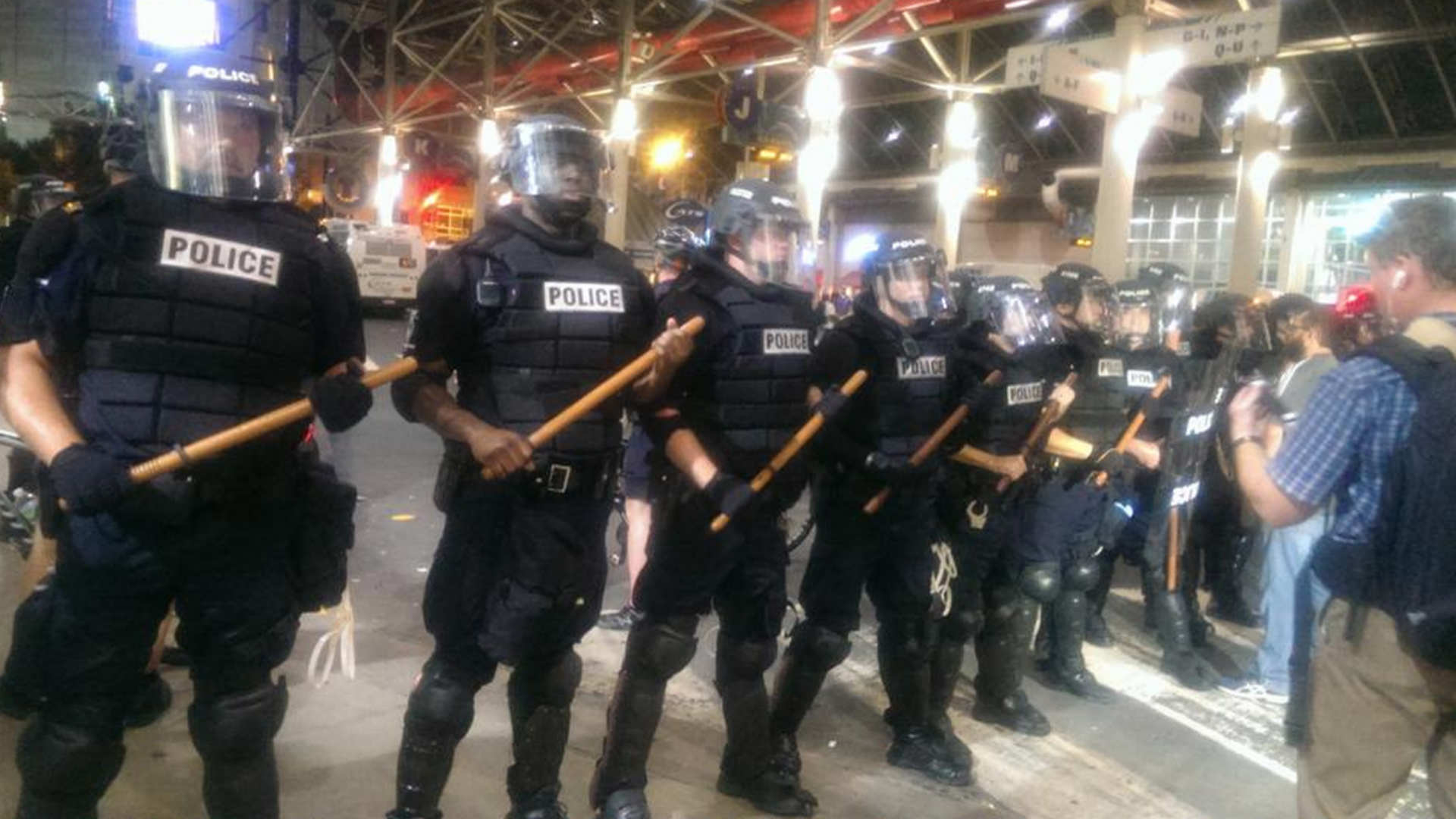 US security forces in Charlotte