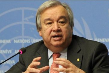 UN Secretary General Antonio Guterres