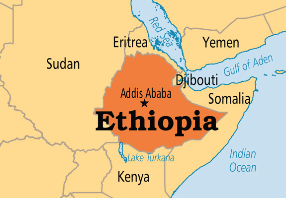 Ethiopia map