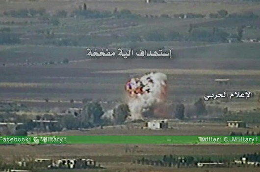 Syrian army and allies pound terrorists' positions