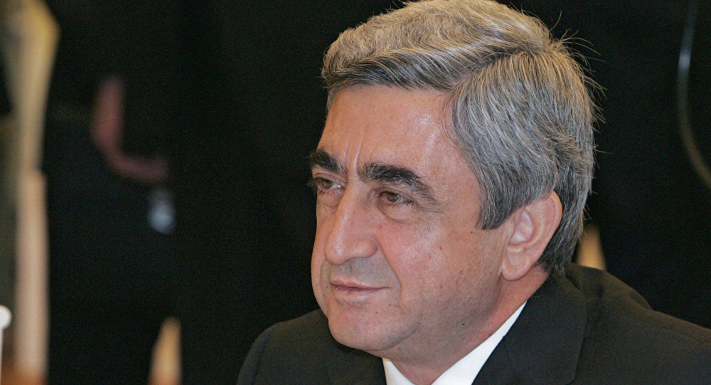 Armenia President Serzh Sargsyan