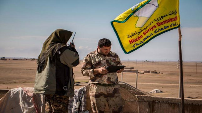 Militants of Syrian Democratic Forces (SDF)