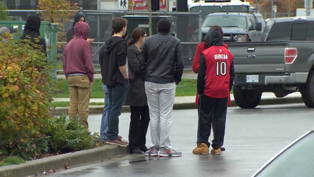 Police in Abbotsford, B.C., were called to Abbotsford Senior Secondary School on Tuesday with reports of an assault in progress.