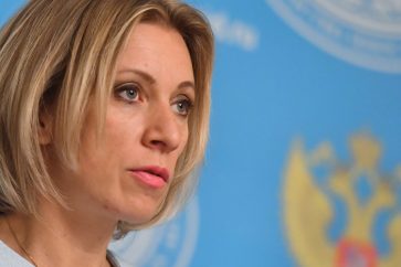 Russian Foreign Ministry spokeswoman Maria Zakharova