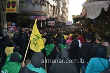 Arbaeen procession in Sayyed Zainab (P) area in Damascus countryside