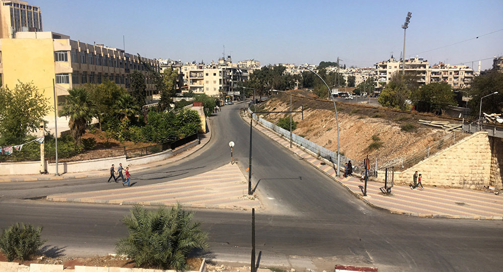 A 10-hour Russian-declared ceasefire for eastern neighborhoods in Syria's second city Aleppo began on Friday morning.