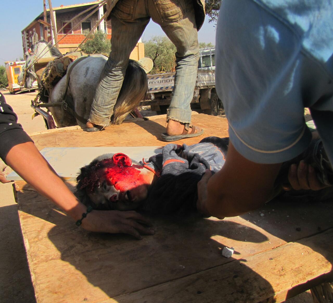 Terrorist Groups Shed Blood in Aleppo's Foua during Friday Prayers