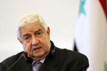 Syrian Foreign Minister Walid al-Moallem