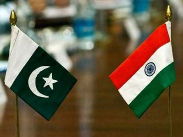 Pakistan India flags