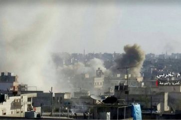 Terrorists Bombard Foua & Kefraya