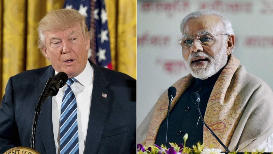 President Donald Trump and Indian Prime Minister Narendra Modi
