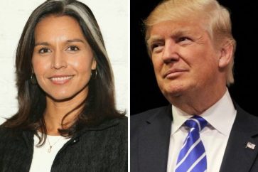 US President-elect Donald Trump and Democratic Rep. Tulsi Gabbard