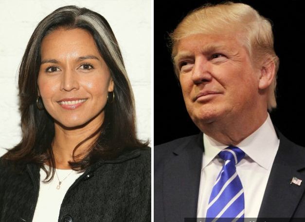 US President-elect Donald Trump and Democratic Rep. Tulsi Gabbard