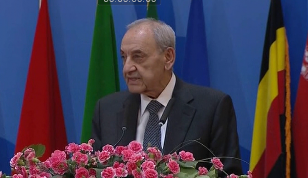 Lebanese Parliament Speaker Nabih Berri