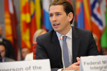 Austrian Foreign Minister Sebastian Kurz