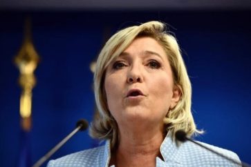 French presidential candidate Marine Le Pen