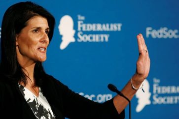US Envoy to the United Nations Nikki Haley