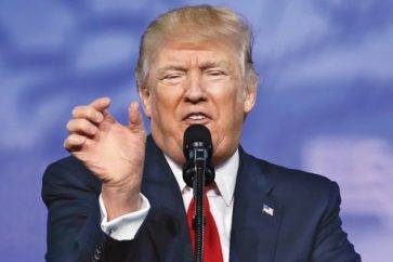 US President Donald Trump