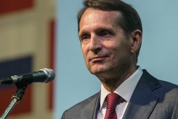 Russian Foreign Intelligence Service (SVR) Director Sergei Naryshkin
