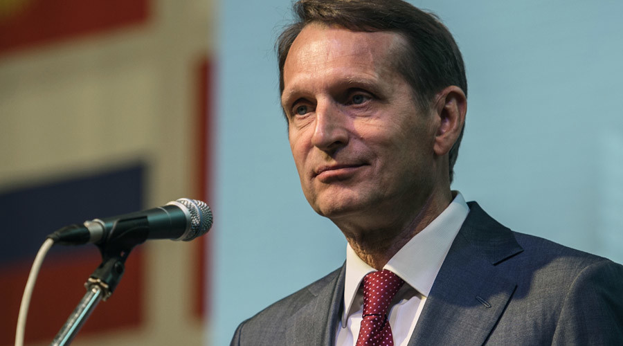 Russian Foreign Intelligence Service (SVR) Director Sergei Naryshkin