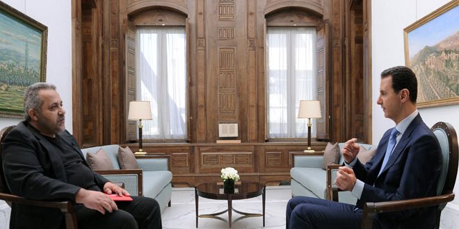 President Assad interview with the Croatian newspaper Vecernji