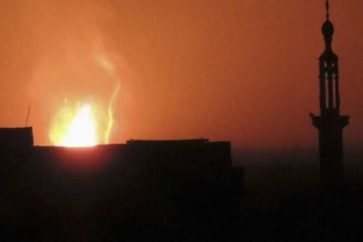 Damascus airport blast