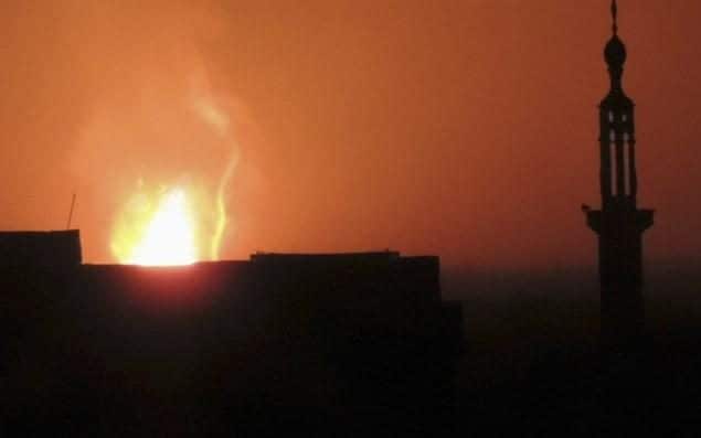 Damascus airport blast