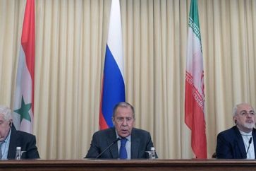 Foreign Ministers of Syria, Russia and Iran