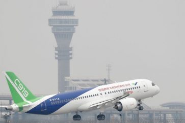 Chinese COMAC C919 airplane