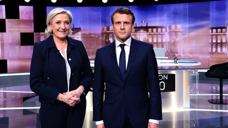 France Le Pen Macron debate