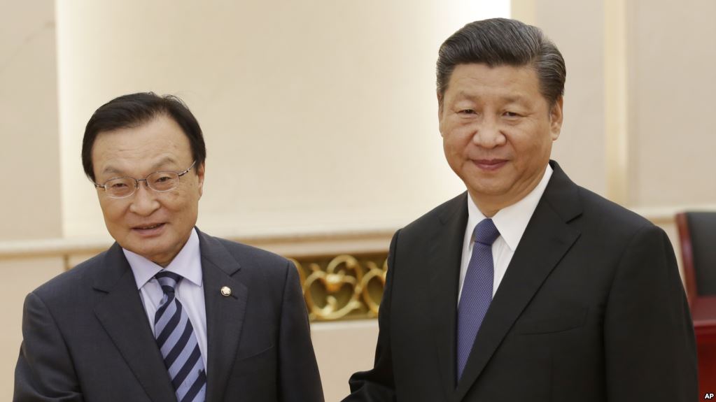 Chinese president SKorean envoy