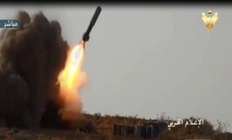 Hezbollah rockets striking Nusra sites in Arsal barrens