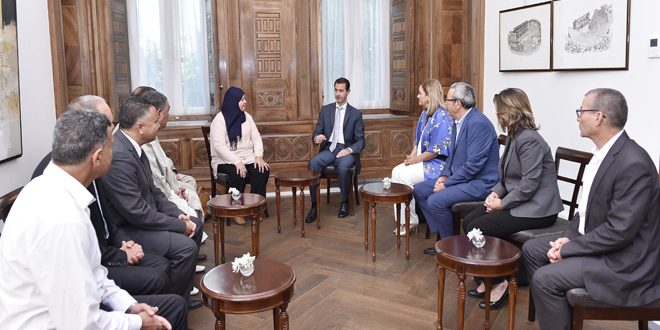 President-al-Assad-Parlimantary-delegation