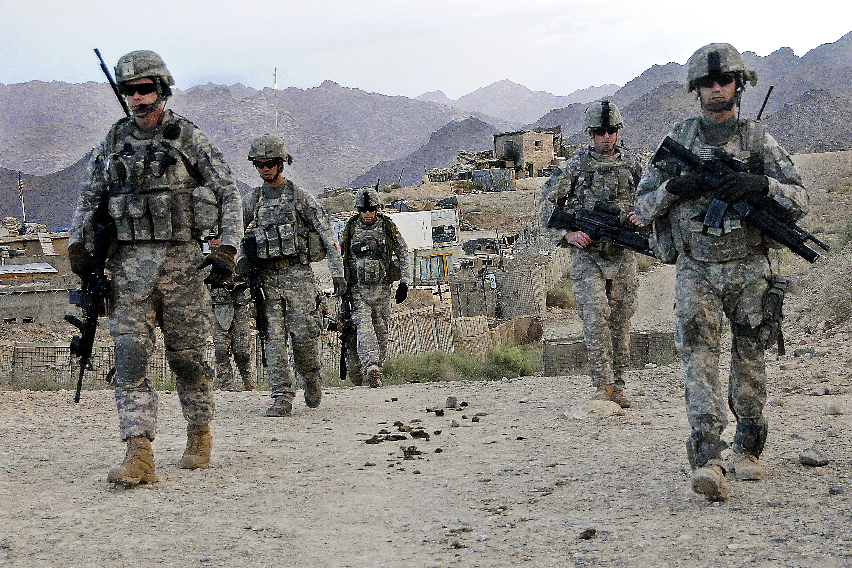 US soldiers in Afghanistan