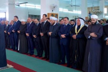 President-al-Assad-Eid-al-Adha-prayers-Sayyedna-Bilal-Mosque-Qalamoun-1-660x330