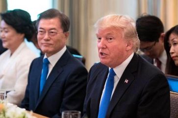 Trump South Korea Moon