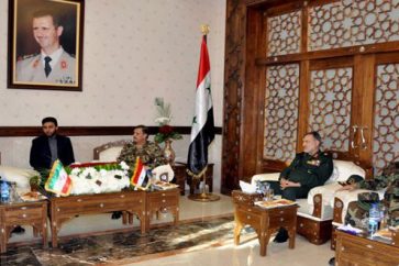 Syrian DM Iranian Chief of Staff