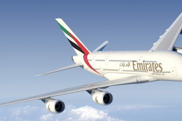 Emirates flight