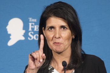 US Ambassador Nikki Haley