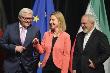Mogherini, Zarif, German FM