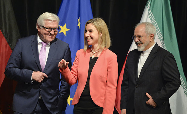 Mogherini, Zarif, German FM